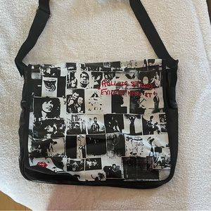Rolling Stones soft briefcase style bag. Brand new